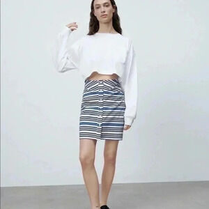 Zara contrast dress with cutout detail